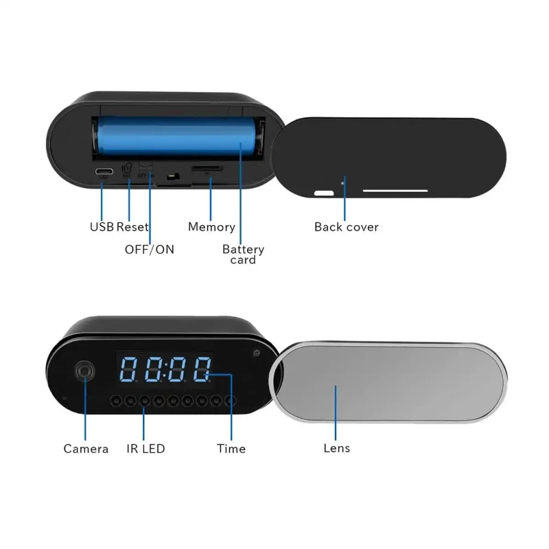 custom alarm clock hidden camera with Audio custom alarm clock hidden camera with Audio